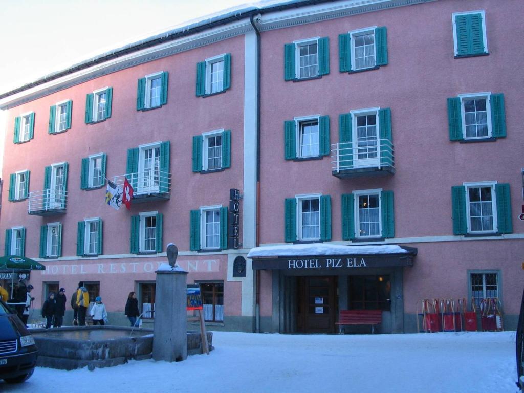Hotel Piz Ela Bergun Давос Екстериор снимка