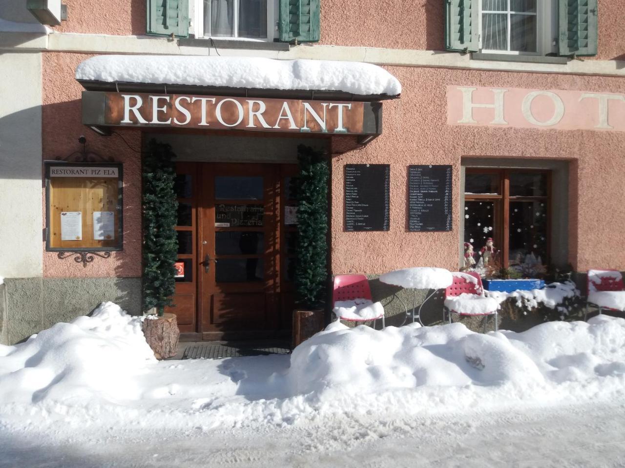 Hotel Piz Ela Bergun Давос Екстериор снимка